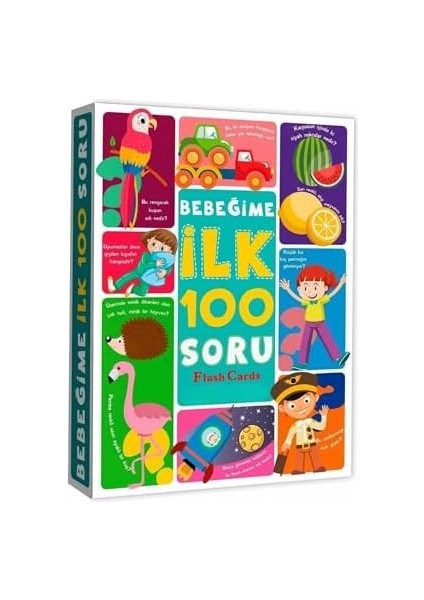 Için Ilk 100 Sorular Kelime Zeka Kartları Eğitici Yeni Doğan Kartları fiyatları