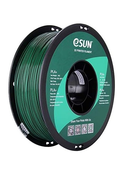 Esun Pla+ 1.75MM Çam Yeşili modelleri