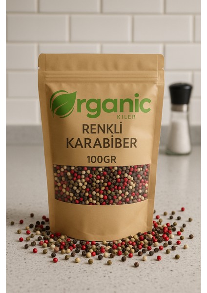 Katkısız Renkli Tane Karabiber 100GR – Organik ve Taze Mahsül Tane Karabiber