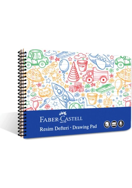 Resim Defteri, 25X35 Cm, 30 Yaprak, Pp Kapak, Spiral Cilt, 120G Kağıt, Koparılabilir Sayfalar, Teknikleri Sayfası Içerir