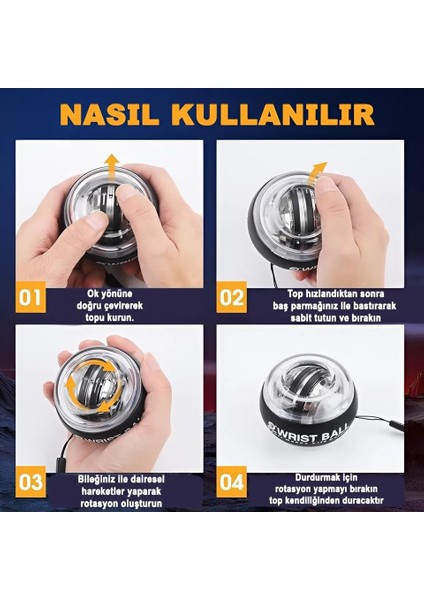 Powerball Bilek Egzersiz Topu - Powerball Güç Topu modelleri