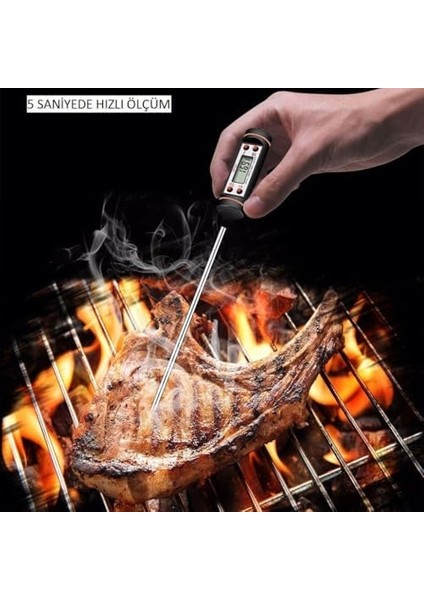 Termometresi Termometre Gıda Termometresi 300 C Ölçüm (Kaliteli) Özel Kutulu fiyatları