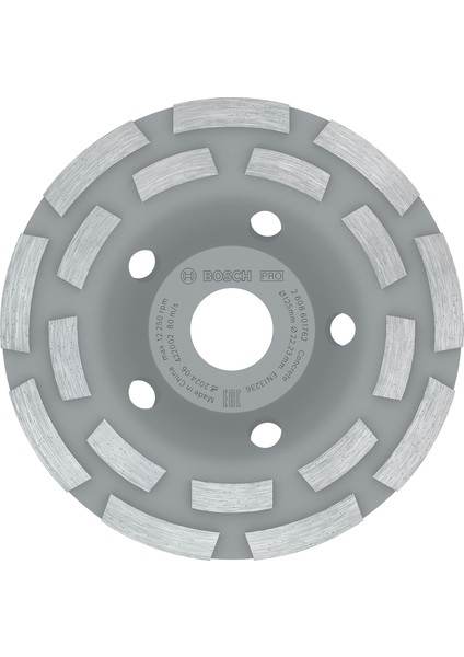 Professional Accessories Taşlama Diski Açılı Taşlamalar Için Uzman ( Için, Taşlama Diski: 125 Mm, Delik: 22,23 Mm, Taşlama Makineleri Için Aksesuarlar)