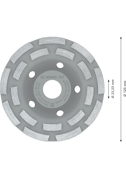 Professional Accessories Taşlama Diski Açılı Taşlamalar Için Uzman ( Için, Taşlama Diski: 125 Mm, Delik: 22,23 Mm, Taşlama Makineleri Için Aksesuarlar) fiyatları
