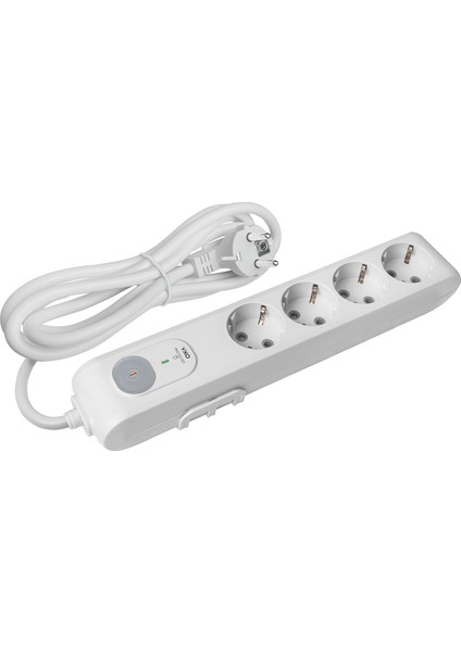 Multi Let Şok Korumalı 4'lü Topraklı Çarpma Karşıtı 1,5 mt 1050J