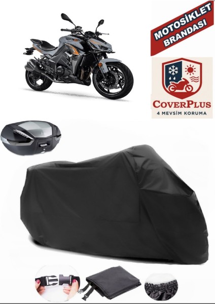 Rks A 250 Motor Brandası Siyah Arka Çanta Uyumlu Motorsiket Brandası Motor Örtüsü Çadır Su Geçirmez Motosiklet Kılıfı Motor Brandası