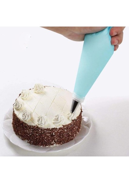 Parça Pasta Süsleme Seti, Krema Sıkma Torbası, Dekorasyon Duyu ve Spatula modelleri