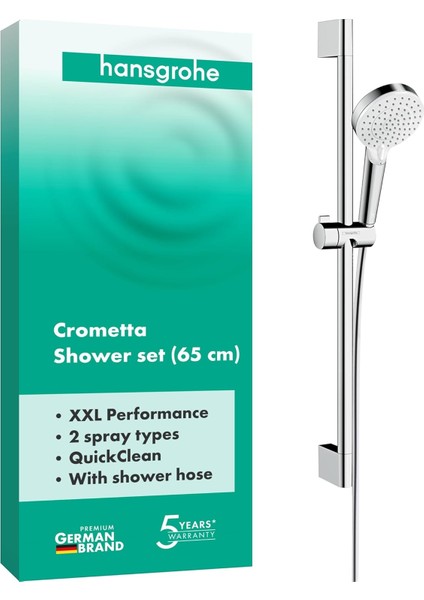 Crometta Duş Seti Vario, 65 cm Duş Barı 26532400