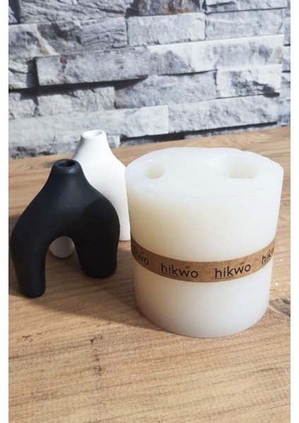 Slikon Vazo Kalıbı - Taş Tozu Kalıbı - Slikon Kalıp - Hobi Kalıbı - Bohem Vazo Kalıbı - N Vazo modelleri