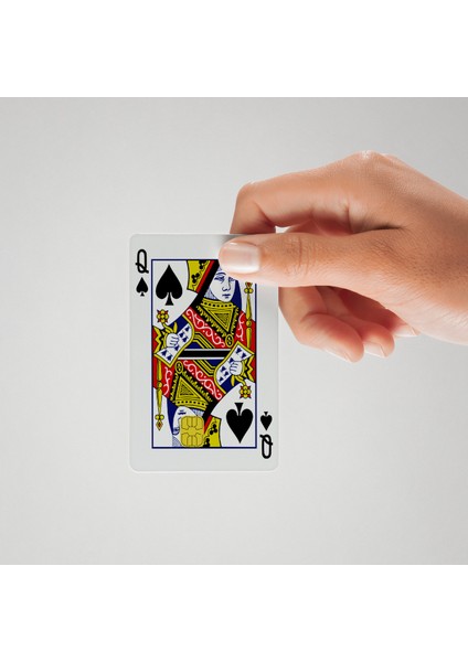 Iskambil Kâğıdı Kraliçe Maça ve Maça As Kredi Kartı Kaplama & Sticker fiyatları