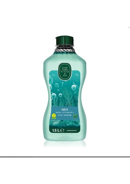 Eyüp Sabri Tuncer 1,5lt Aqua Doğal Zeytin Yağlı Sıvı Sabun Pet Şişe