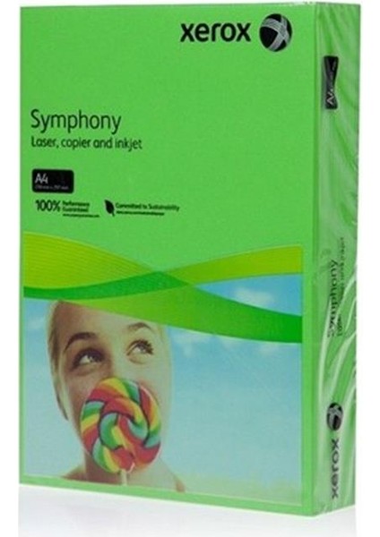 Xerox 3R93951 A4 Symphony Koyu Yesil 80GR