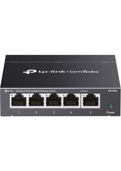 Omada Tp-Link DS105G 5 Port 10-100-1000 Mbps Switch Çelik Kasa Rack Mount