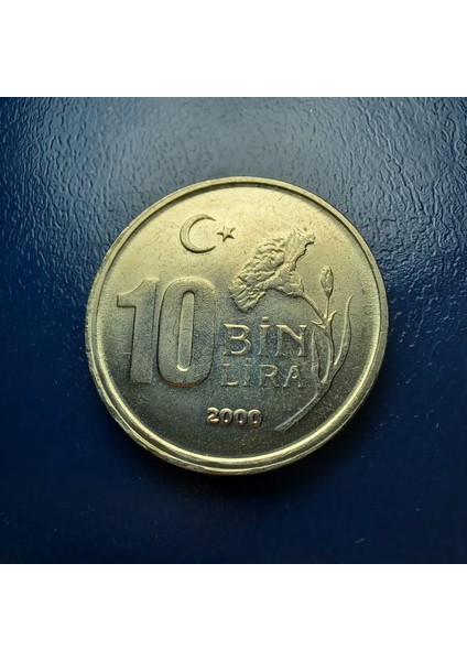 3996368F559EC07979 2000 Yılı 10.000 Lira Çil Eski Madeni Para fırsatları