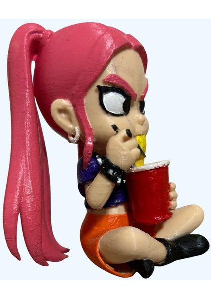 Huntrix – Ramen Molası Mira | El Boyaması Koleksiyon Figürü | Chibi K-Pop Tarzı | Özel Seri fırsatları