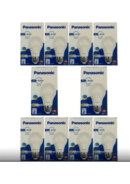 Panasonic LED Ampul 8,5W Beyaz Işık E27 (Kt-20 Li)