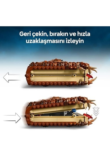 Potter Isıran Canavar Kitap 76449-9 Yaş ve Üzeri Kız ve Erkek Çocuklar Için Canavar Kitap Aksesuarlı Bir Neville Longbottom Minifigürü Içeren Yaratıcı Oyuncak Yapım Seti (518 Parça) modelleri