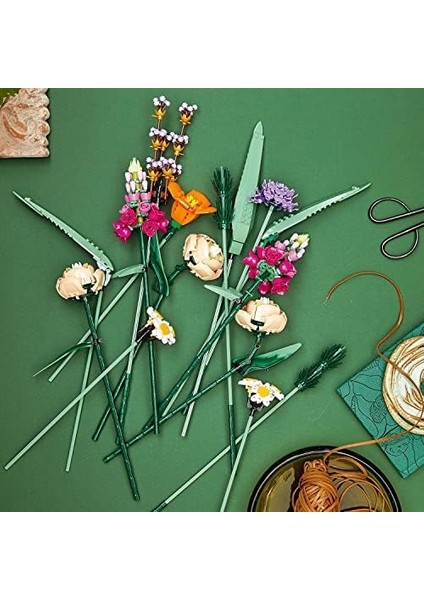 Çiçek, Yapay Çiçekler, Yetişkinler Için Yapım Seti, Dekoratif Ev Aksesuarları, Kadınlar ve Erkekler Için Hediye Önerisi, Eşe Hediye Önerisi, Botanik 10280 modelleri