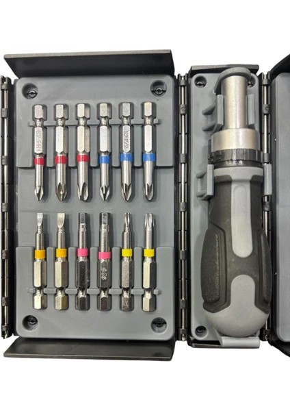 1/4" S2 Bits ve Cr-V Lokma Seti 53 Parça fırsatları