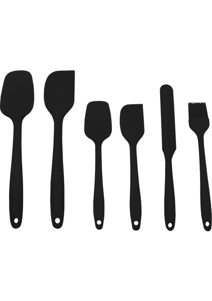 Silikon Mutfak Seti, Yapışmaz Spatula, Kaşık, Bıçak, Pasta Fırçası, Yumurta Fırçası Yanmaz Yapışmaz Mutfak Pasta Slikon Yumurta Fırçası Kaşık Bıçak Spatula Seti