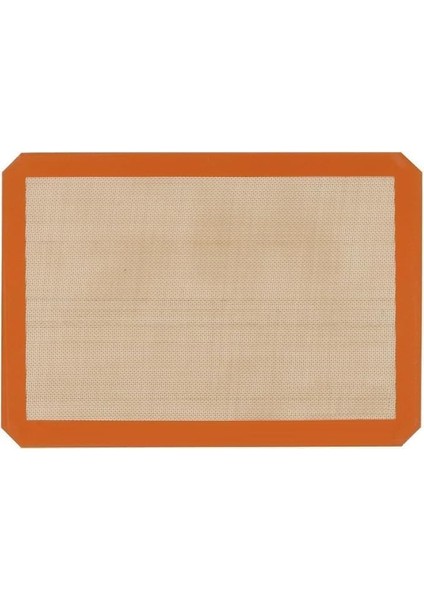 Silikon Yanmaz Yapışmaz Pişirme Matı, Hamur Işi Matı, Yıkanabilen Tekrar Kullanılabilien Yapışmaz Fırın Tepsi Sergisi 30X40 cm
