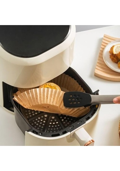 50 Adet Air Fryer Pişirme Kağıdı 20 cm – Tek Kullanımlık, Yapışmaz, Yağ Geçirmez, Yuvarlak Tabak Model Hava Fritöz Yağlı Kağıdı Pvc Ambalaj fiyatları