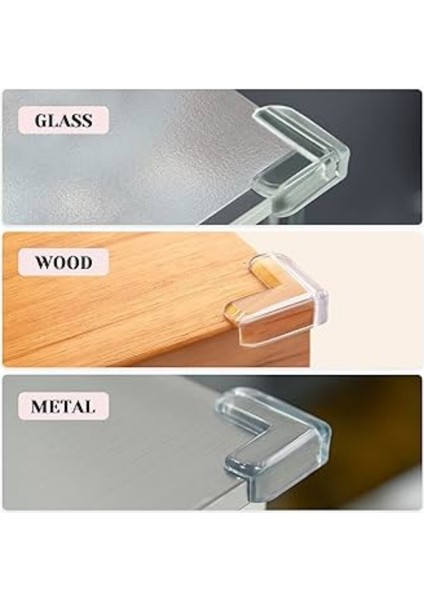 4’lü Bebek ve Çocuk Güvenliği Için Şeffaf Silikon Köşe Koruyucu -Masa, Sehpa ve Mobilya Kenar Koru fiyatları