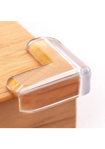 4’lü Bebek ve Çocuk Güvenliği Için Şeffaf Silikon Köşe Koruyucu -Masa, Sehpa ve Mobilya Kenar Koru modelleri