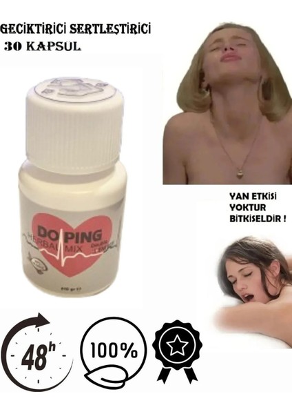 Abuşifa Bitkisel Doping 30 'lu Kapsül Ekstra Performans