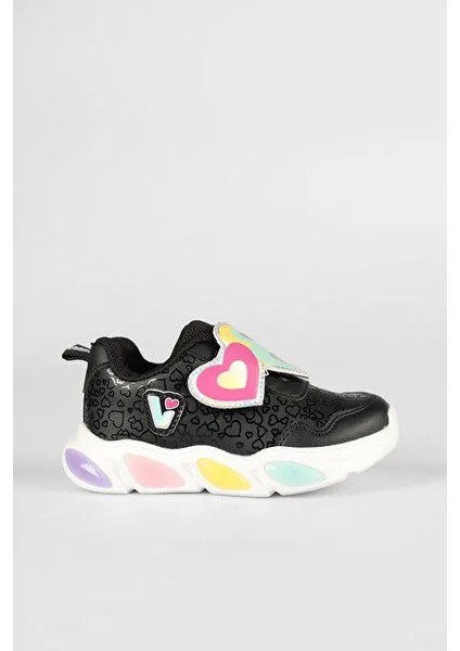 Lovely Işıklı Çocuk Spor Ayakkabı Siyah