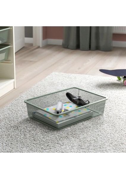 Trofast Saklama Ünitesi Beyaz Açık Yeşil 99 x 44 x 56 cm fırsatları