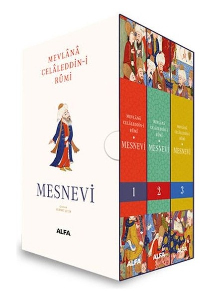 Mesnevi 1-2-3 (Kutulu Set)