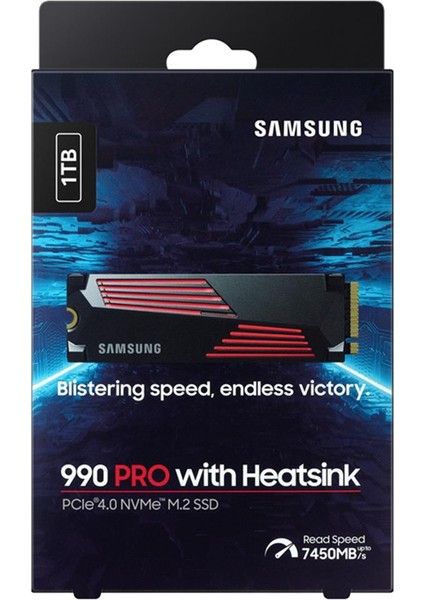 Samsung 1tb 990 Pro W-Heatsink MZ-V9P1T0CW 7450-6900MB-S Rgb Pcıe Nvme M.2 SSD Disk fiyatları