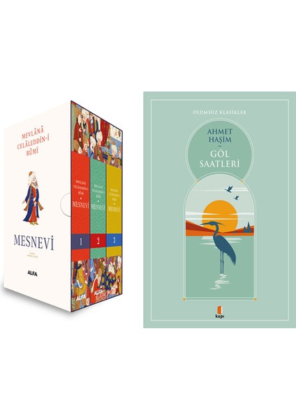 Mesnevi 1-2-3 (Kutulu Set) + Göl Saatleri