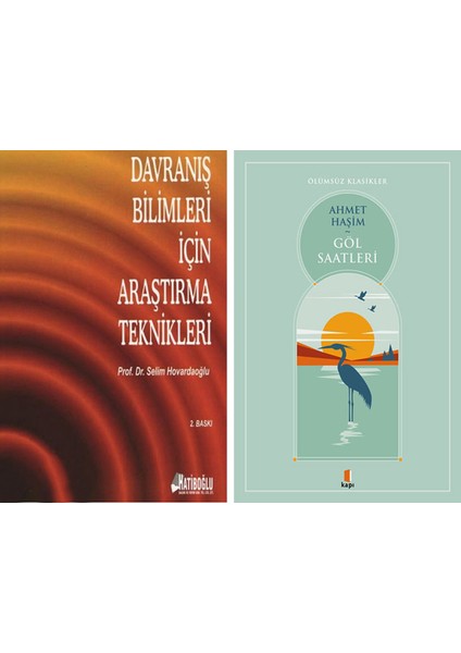 Davranış Bilimleri Için Araştırma Teknikleri + Göl Saatleri