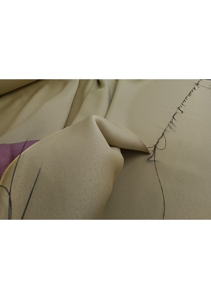 Koyu Sarı - Karartma Perde Blackout - Pilesiz Düz Dikim - KS150 fırsatları