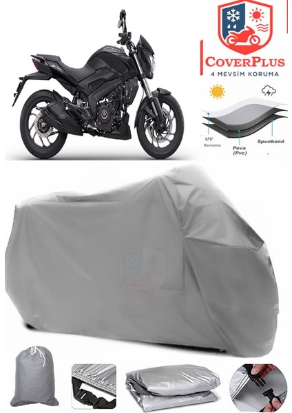 Bajaj Dominar 400 Ug Motor Brandası Gri Motorsiket Brandası Motor Örtüsü Çadır Su Geçirmez Motosiklet Kılıfı Motor Brandası