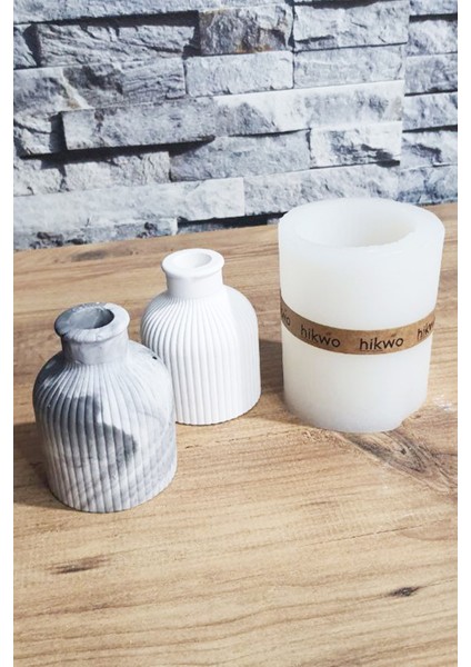 Silikon Vazo Kalıbı - Döküm Kalıbı - Vazo Kalıbı - Hobi Kalıbı - Reçine Kalıbı - Alçı Kalıbı