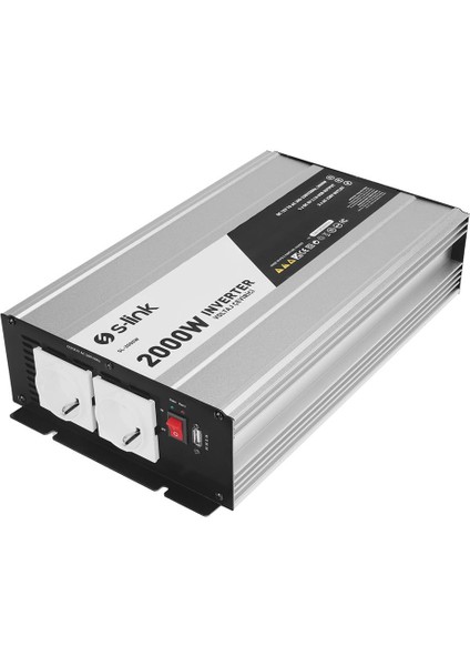 S-Link SL-2000W 2000W DC12V-AC230V Inverter