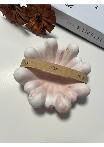 Fransız Kiremit Desen Dekoratif Kase-Anahtarlık-Takılık