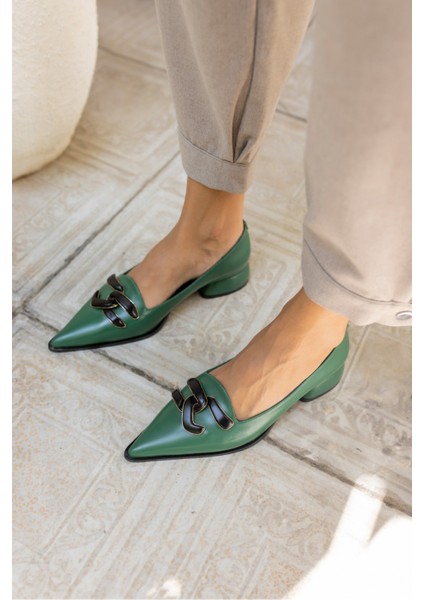 Yase Kadın Taba Ithal Toka Aksesuar Babet