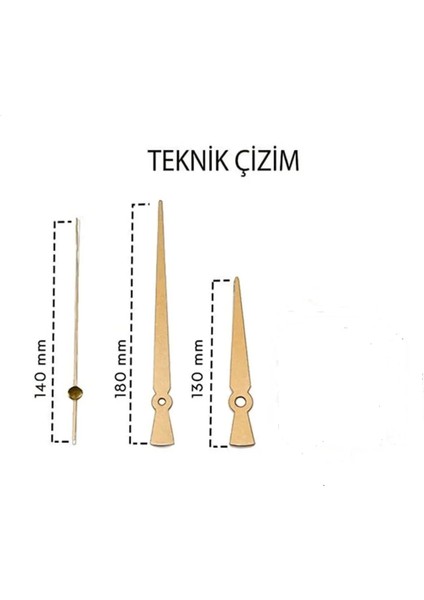 Duvar Saati Mekanizması, 22 mm Şaft, Saat Mekanizma, Sessiz Çalışır Akrep-Yelkovan-Saniye-(Askılı) fırsatları