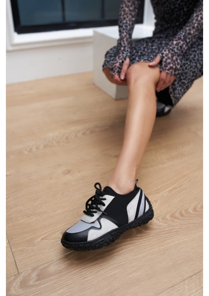 Alberta Kadın Siyah Gri Multi Sneakers