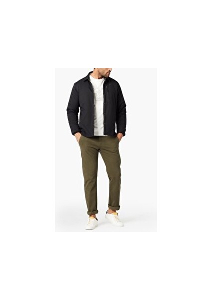 Smart 360 Flex Koyu Yeşil Ultimate Slim Fit Chino Pantolon