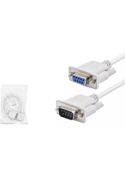 Hadron HDX7801 RS232 Seri Port M-F Kablo 1.5m Beyaz