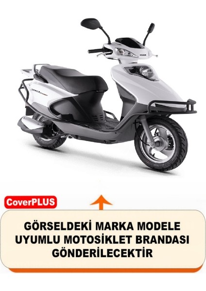 Kuba Rocca 100 Max Motor Brandası Gri Arka Çanta Uyumlu Motorsiket Brandası Motor Örtüsü Çadır Su Geçirmez Motosiklet Kılıfı Motor Brandası fiyatları