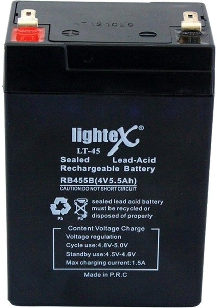 Atex Lt-45 4V 5.5AH Fener Aküsü