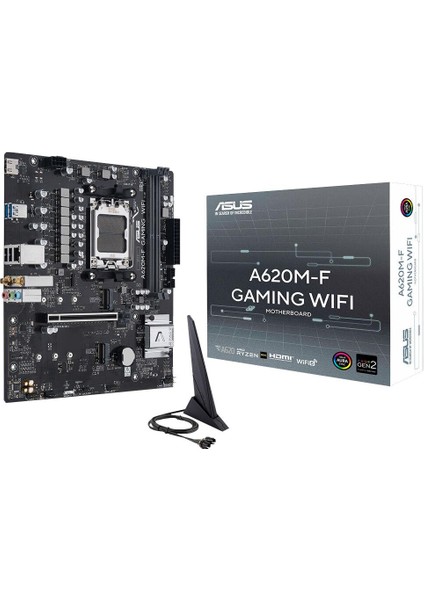 Asus Prime A620M-F Gamıng Wıfı 8000MHZ Ddr5 Soket Am5 M.2 HDMI Matx Anakart