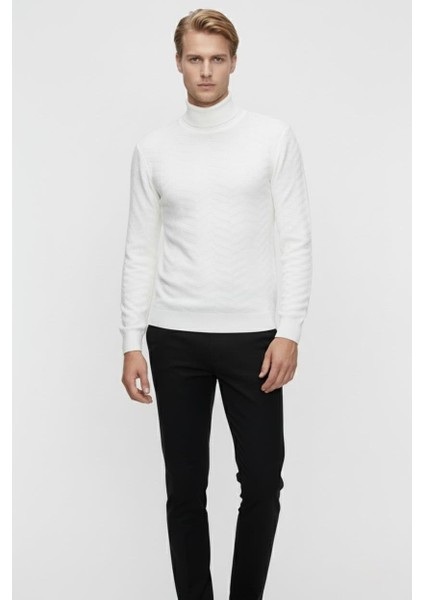 Tr 836 Ekru Balıkçı Triko