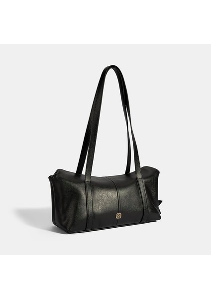 Kadın Siyah Kalp / Yıldız Charm Aksesuarlı Omuz Çantası modelleri